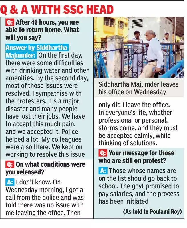 46 hrs on, SSC chairman allowed to leave office