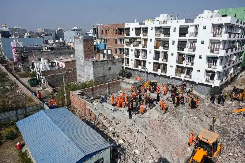 Three months after building collapse in Burari, owner charged with negligence