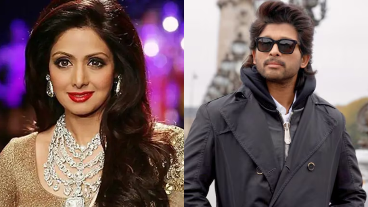 When Allu cried all day when Sridevi got married