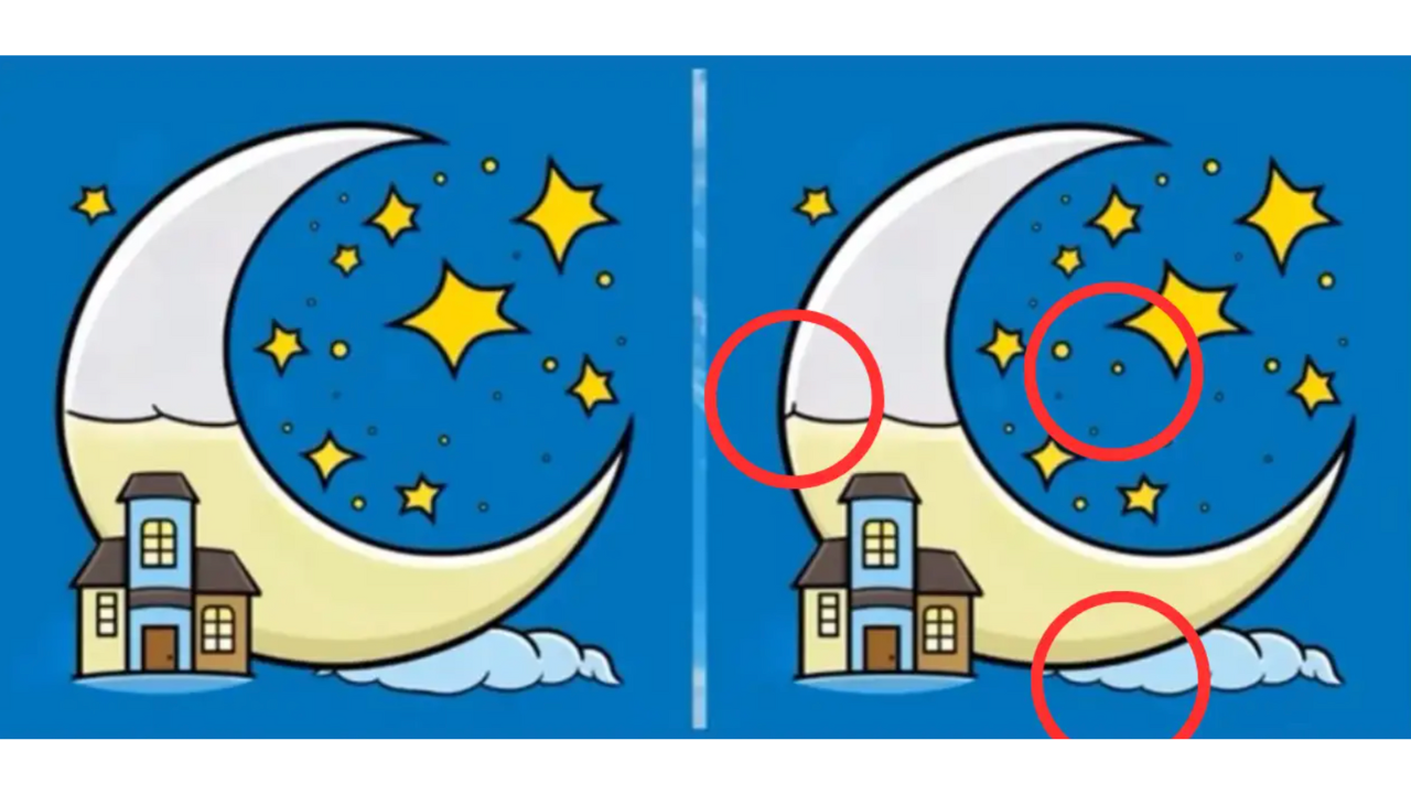 Correct answers are shown with red circles