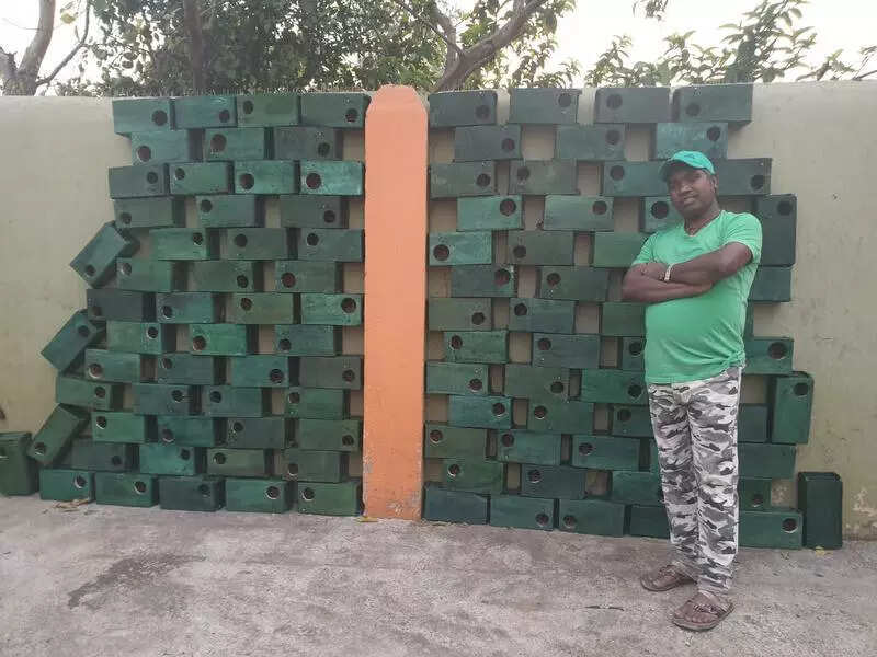 ‘Bird Man’ creates safe haven for sparrows with artificial nests