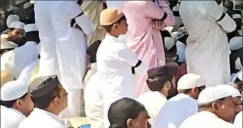 With black bands, Muslims hit streets in Gurgaon after namaz to protest Pahalgam attack