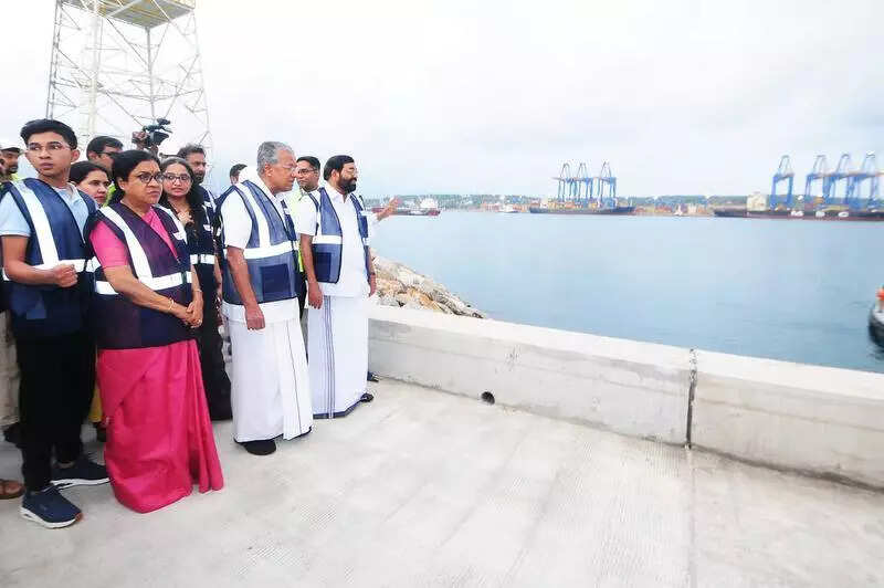 Ahead of PM Modi’s visit, Kerala CM inspects operations at Vizhinjam port