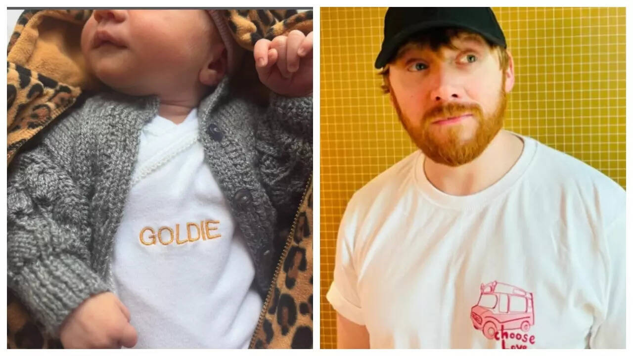 Harry Potter star Rupert shares first pic of baby Goldie