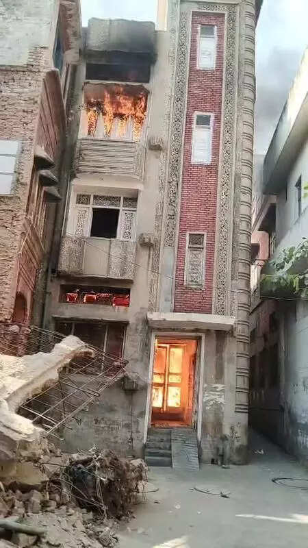 Narrow escape for factory owner, mother as fire breaks out at garment unit