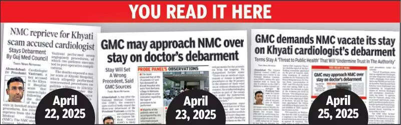 NMC vacates stay on Khyati cardiologist’s debarment