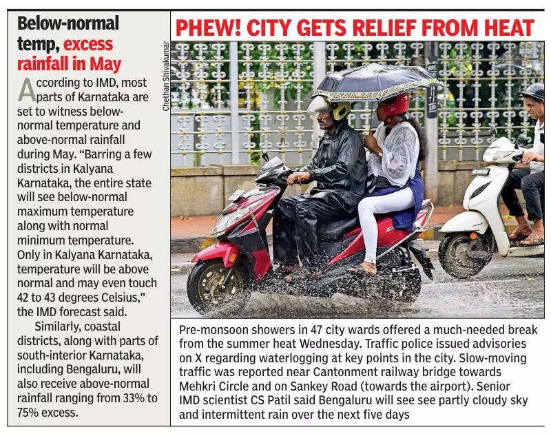 After prolonged dry spell, Karnataka logs in excess rainfall in April