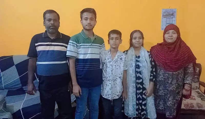 Lohardaga garage mechanic’s son aces exam with 97.8%