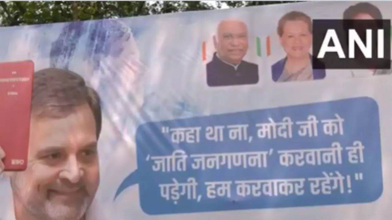 'Jhukti hai duniya': Rahul Gandhi posters crop up after Centre's caste census nod