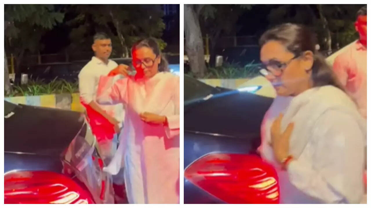 Rani rushes to Anil's residence following demise of his mom