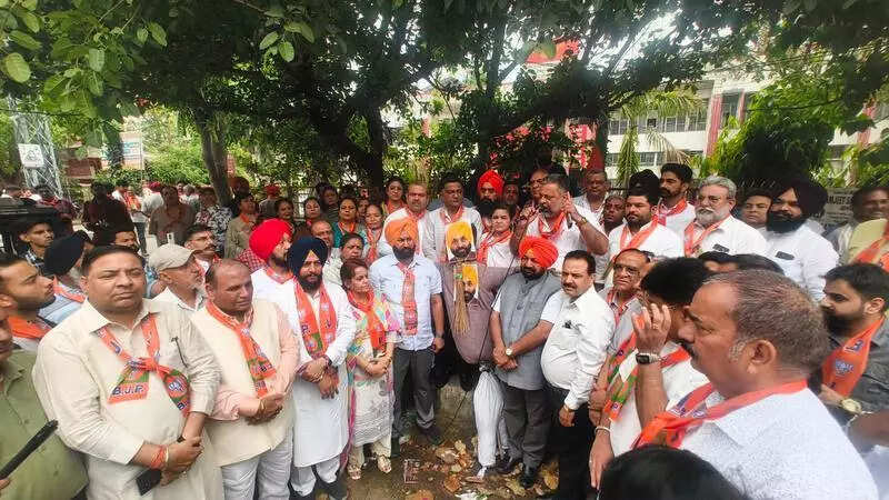 Pb creating tensions between 2 states: BJP