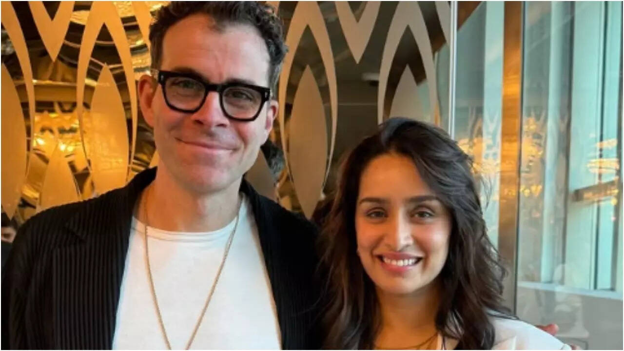 Shraddha Kapoor and Adam Mosseri share a moment at WAVES