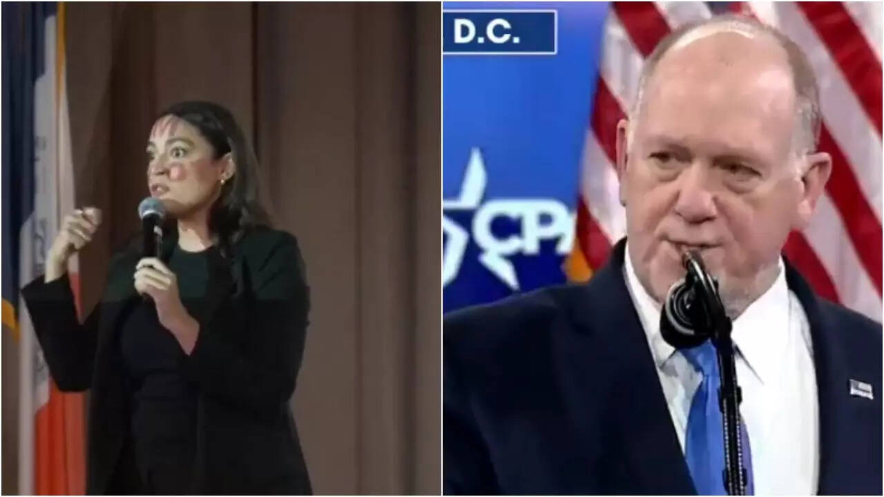 AOC claps back at Tom Homan's deportation threat: ‘Come, take me’