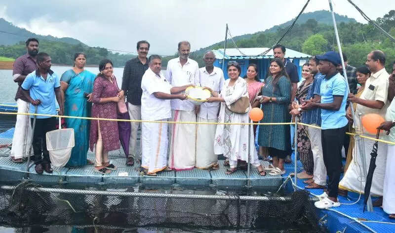 Fish farming project launched in Neyyar Dam to support tribal communities