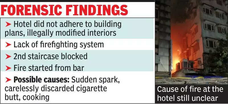 Fire lapses, bldg plan tweak at Kolkata hotel, confirms report