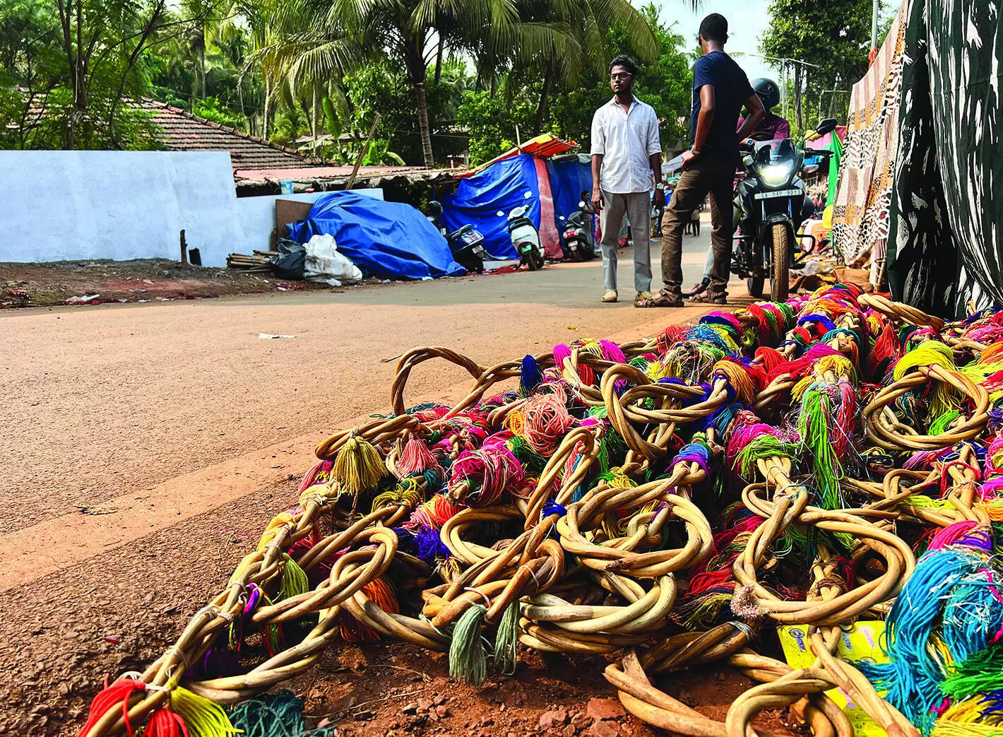 Memories of pious gatherings trampled by abrupt calamity