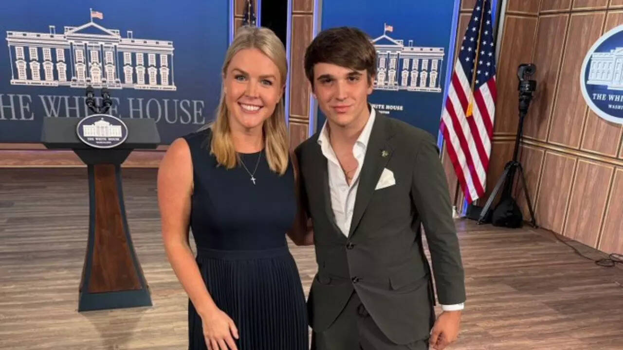 Barron Trump's best friend has a huge crush on Karoline Leavitt: 'An inspiration to Gen Z'