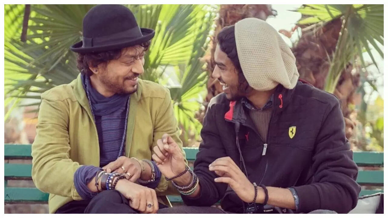 Babil once SPAT chewing gum on Irrfan Khan’s face