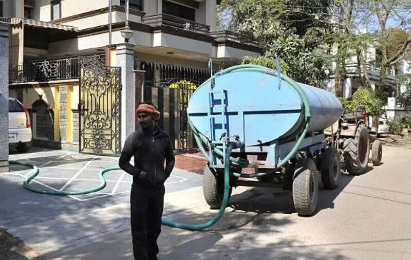 Just a trickle in the tank: Tempers rise at DLF 2 homes as taps sputter