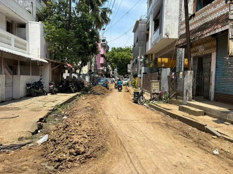 Choolaimedu bears brunt of dug up roads