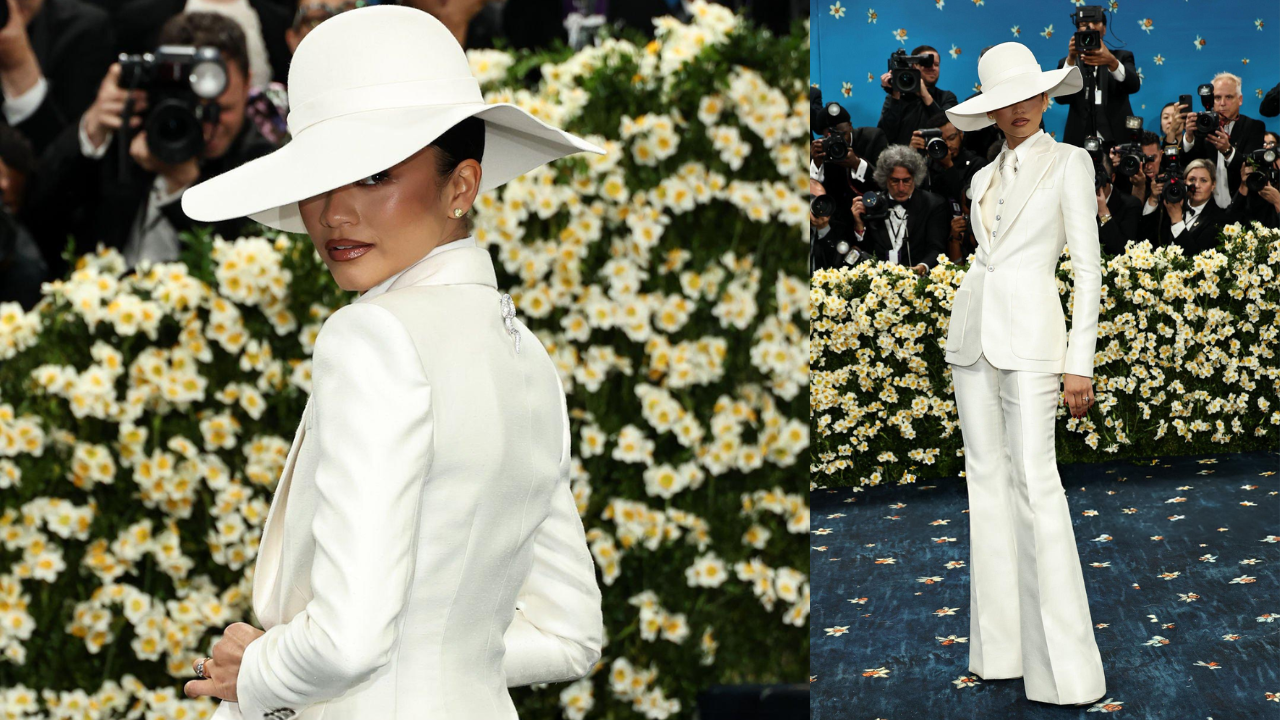 Zendaya flaunts engagement ring at Met Gala