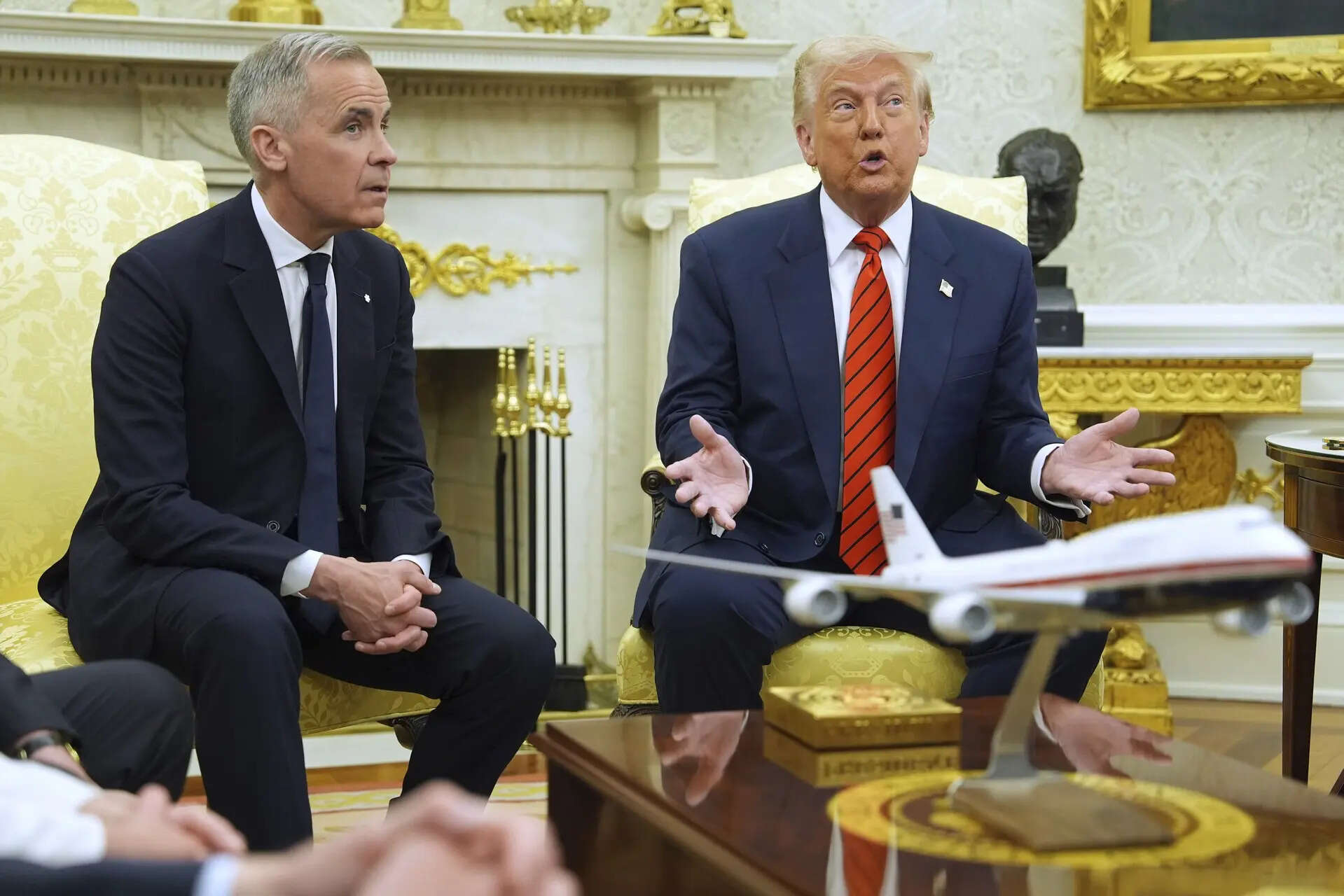 On Carney's 'Canada not for sale' remark, Trump replies 'only time will tell'