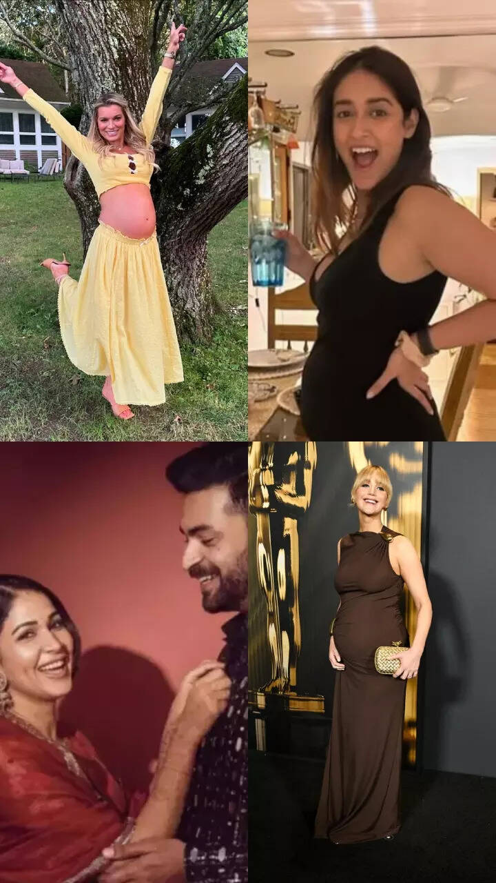 Stars who announced pregnancies with baby bumps