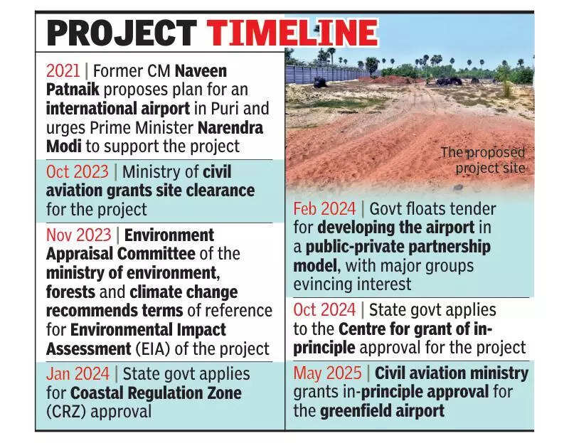 Puri greenfield airport to be built over 1,164 acres at Rs 5,631cr: CMO