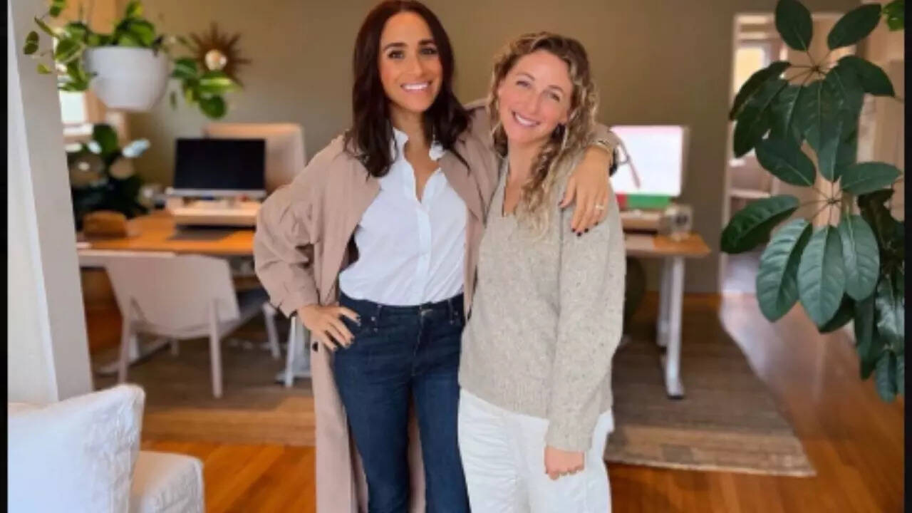Meghan Markle and Hannah Mendoza