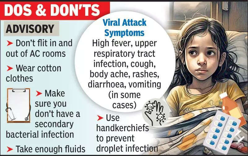 Temp flip-flop triggers spurt in cough-fever cases across city