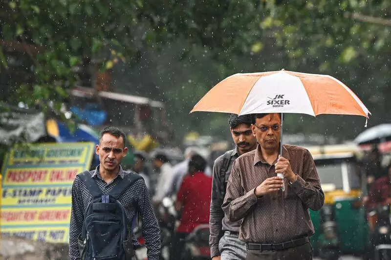 Delhi likely to see light rain & strong winds till weekend, yellow alert issued