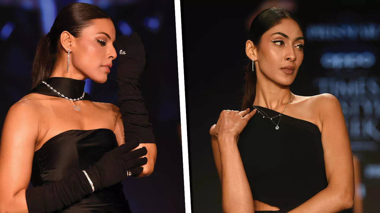 Deepti Gujral and Prakshi Goyal in Prismara jewels