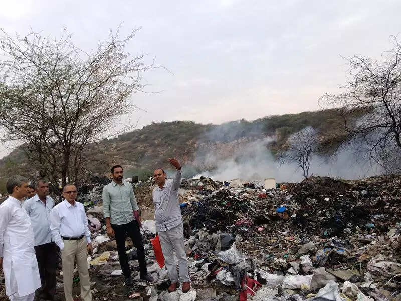 Tractor with chemical waste caught, was headed for Aravalis