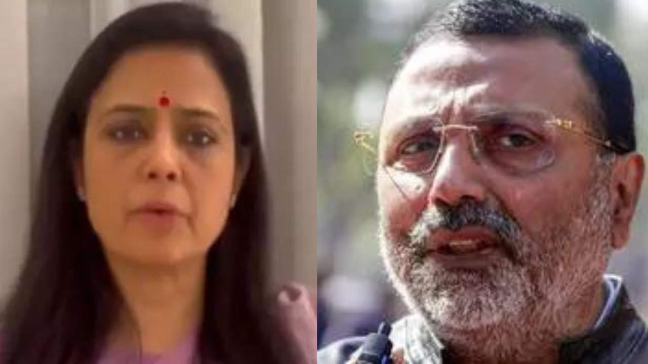 HC disposes TMC MP Mahua's plea after BJP's Nishikant removes post