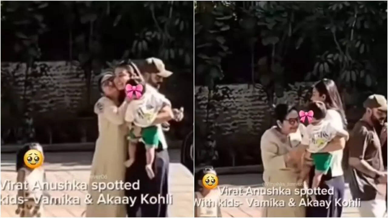 Anushka- Virat’s family moment with Vamika- Akaay goes viral