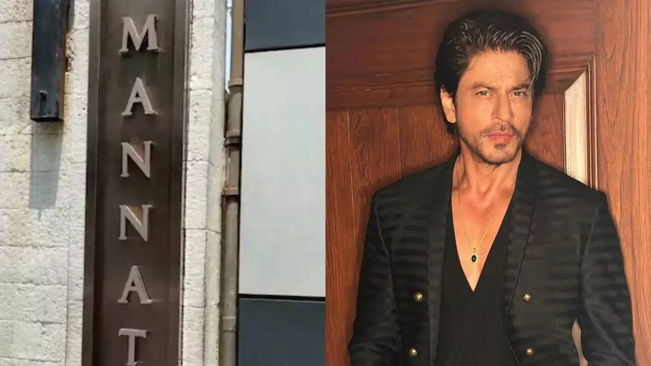 SRK's Mannat gets a new nameplate amid renovations