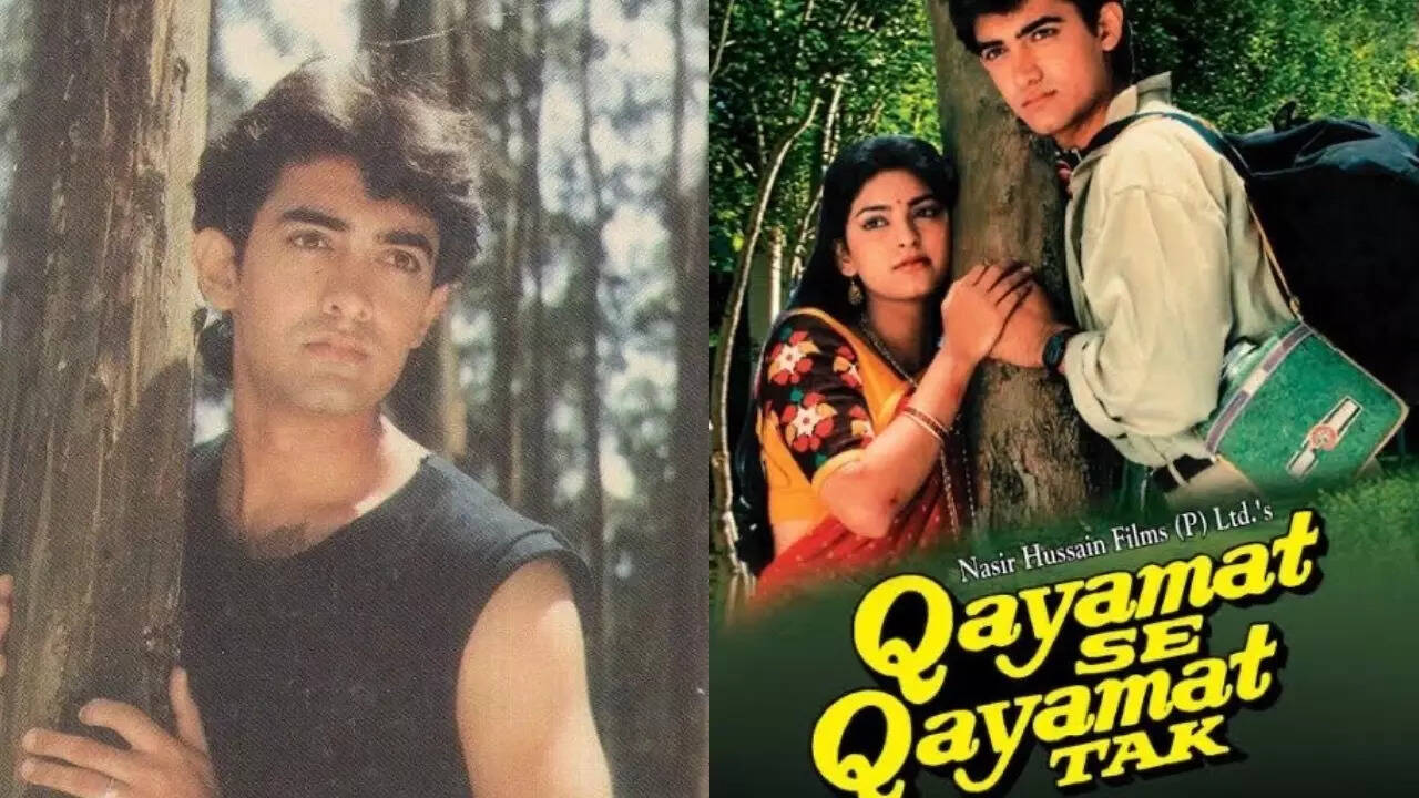 Aamir himself pasted posters of his debut movie on autos