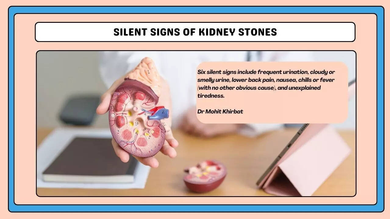 silent signs of kidney stones
