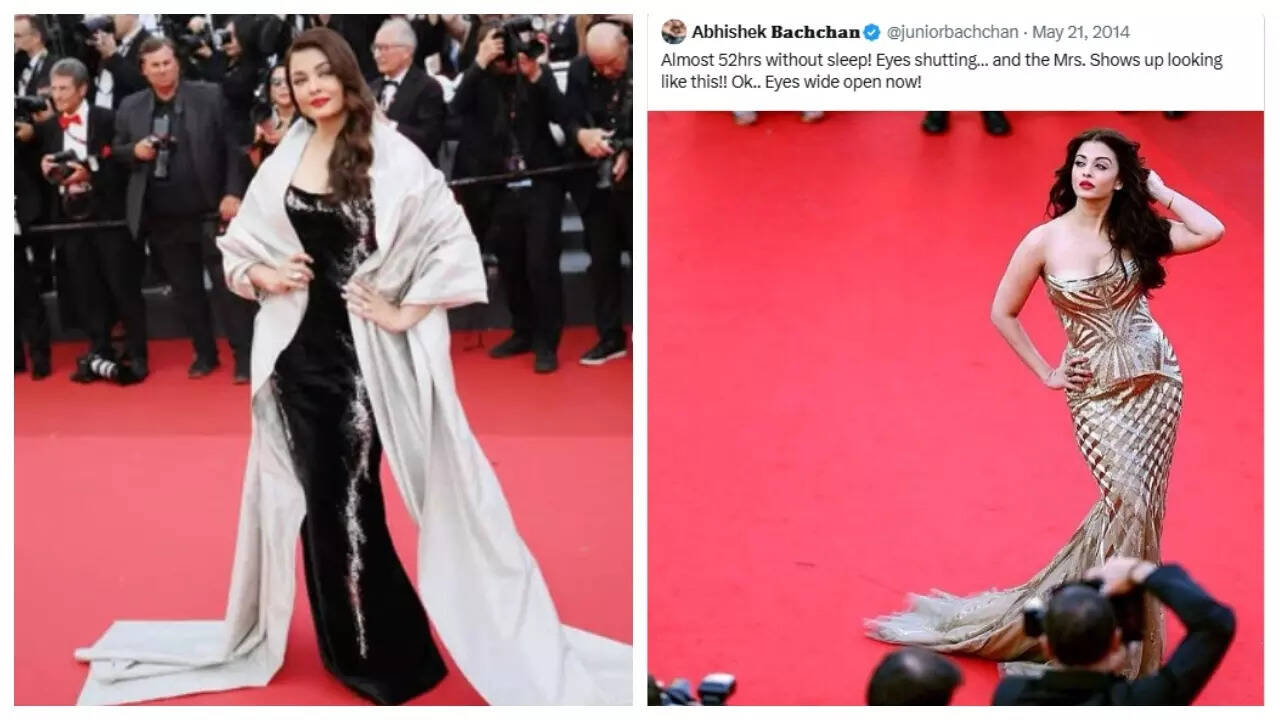 When Abhishek swooned over Ash's Cannes look