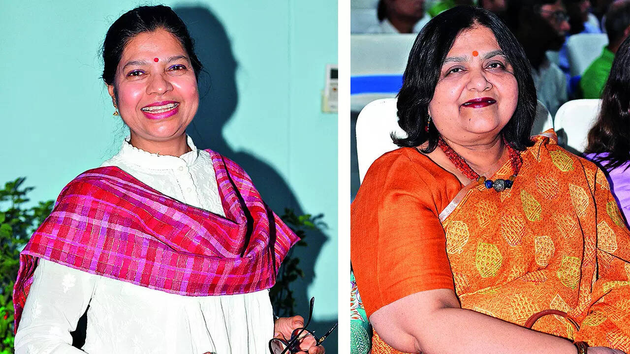 (L) Beena Krishna (R) Bulbul Godiyal