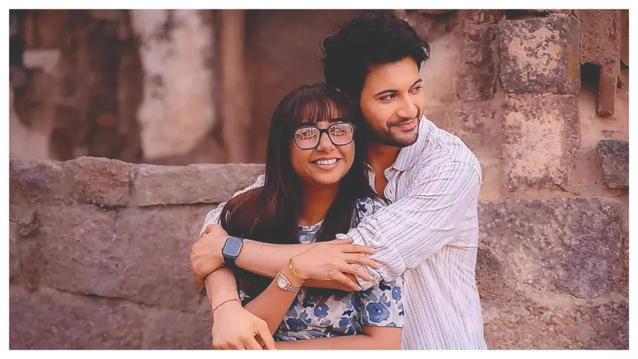 Prajakta with Rohit Saraf in a scene from the web series Mismatched