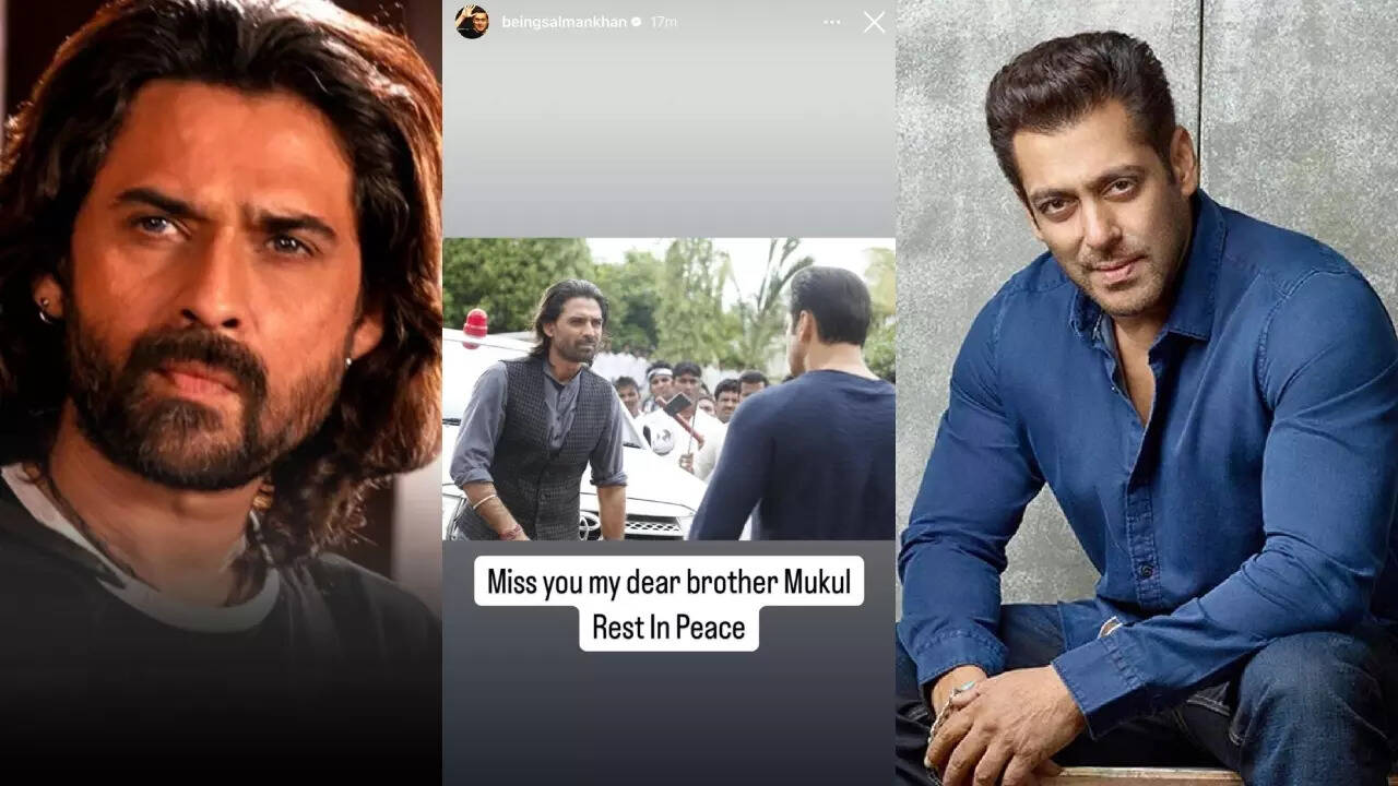 Salman drops unseen pic with Mukul as he mourns the demise
