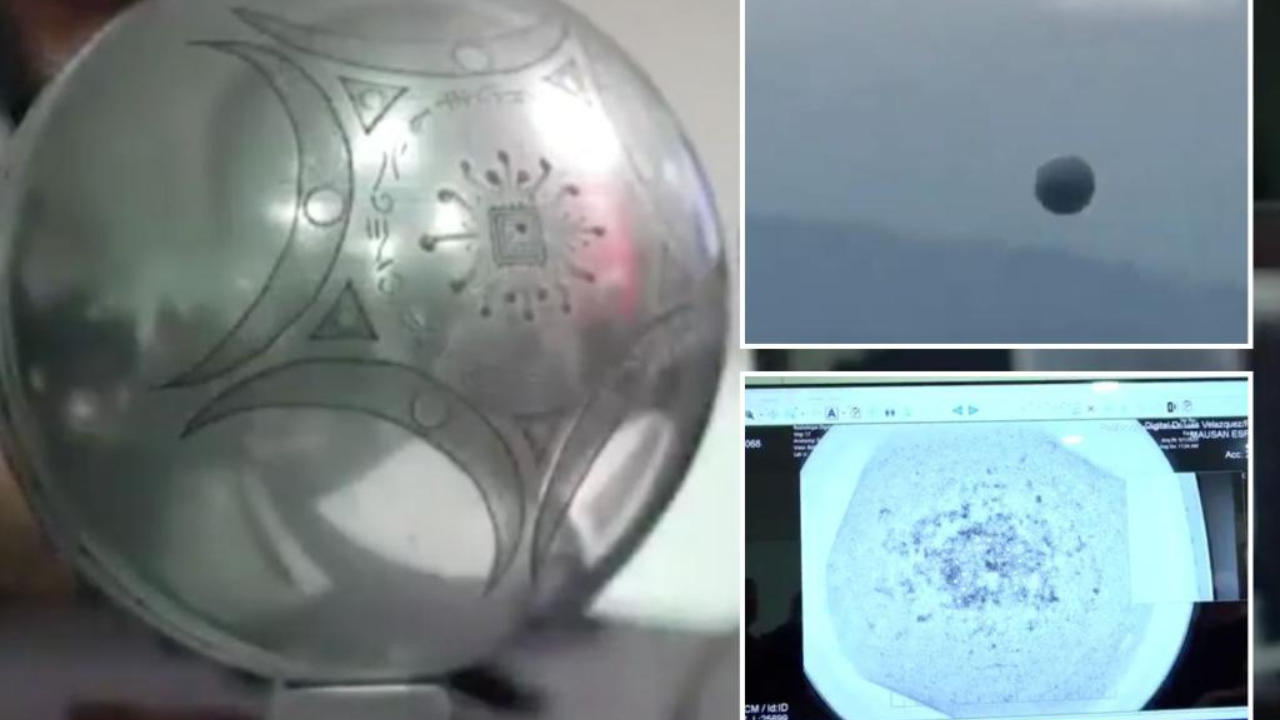 Art project or UFO? Scientists torn over 'mysterious sphere' found in Colombia