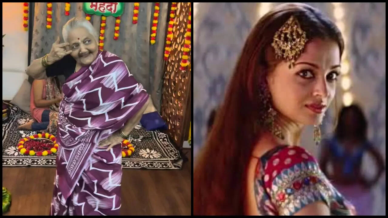 An elderly lady grooving to Kajra Re leaves internet in awe