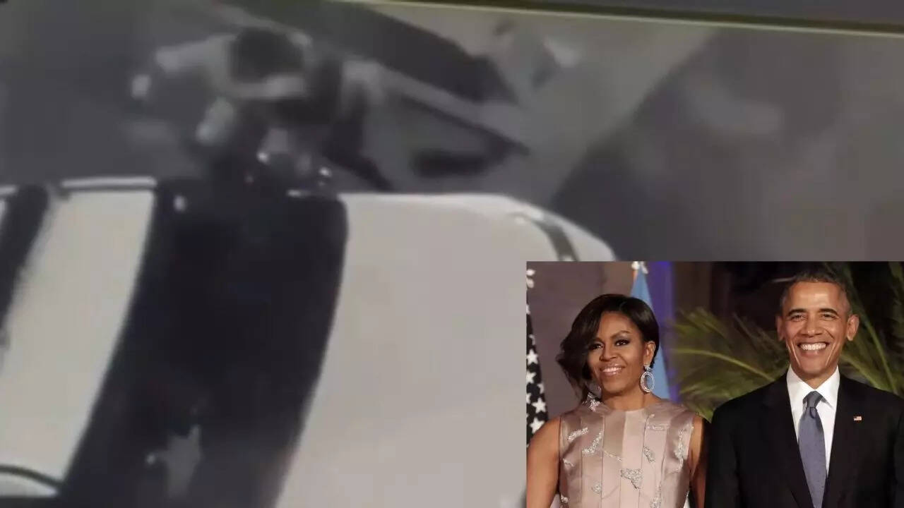 Watch: Obama's female Secret Service staff caught in a brawl outside his house. Reason is...