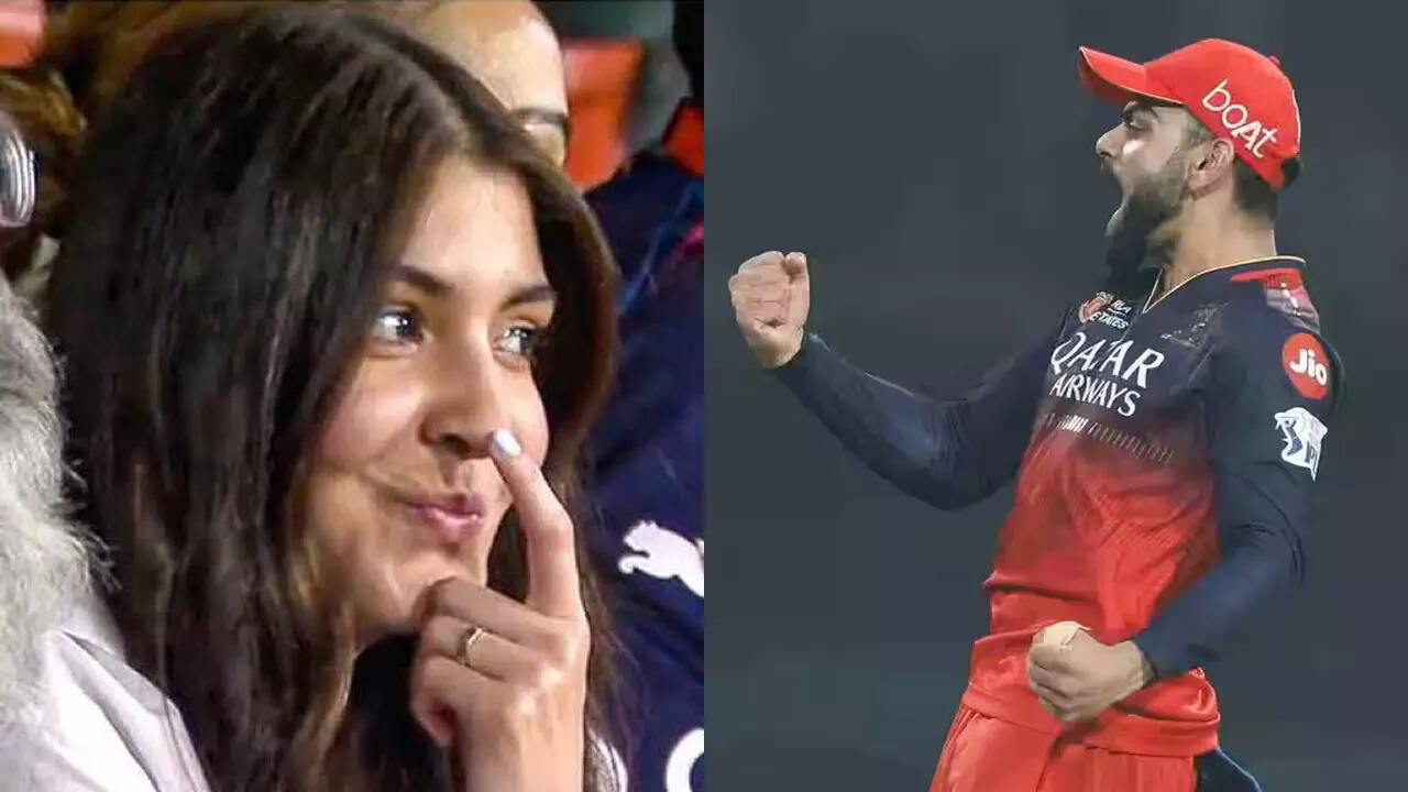 Anushka Sharma bursts into laughter as Punjab Kings collapse