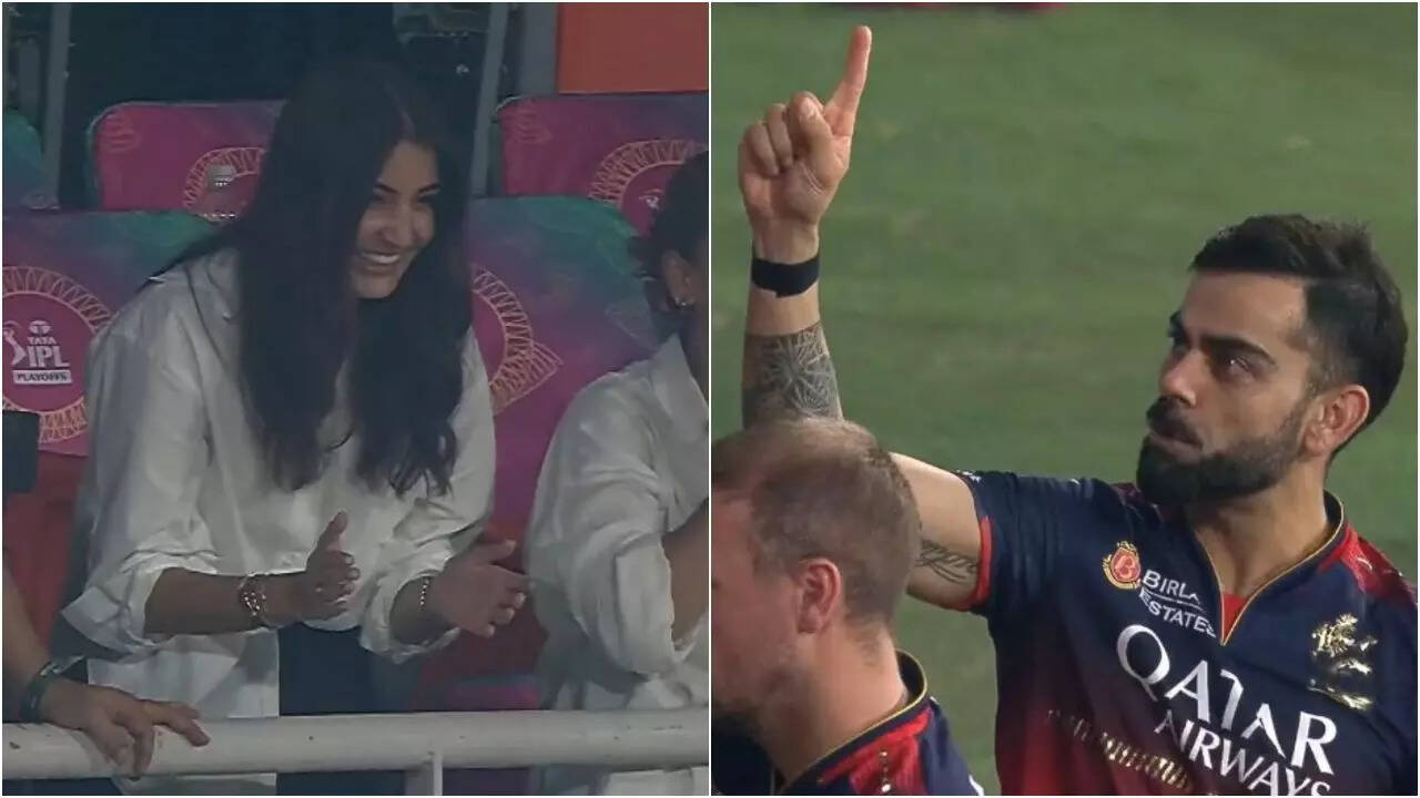 Anushka beams with pride as Virat leads RCB to IPL 2025 final