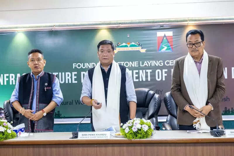 Khandu lays base of 750cr edu infra projects digitally