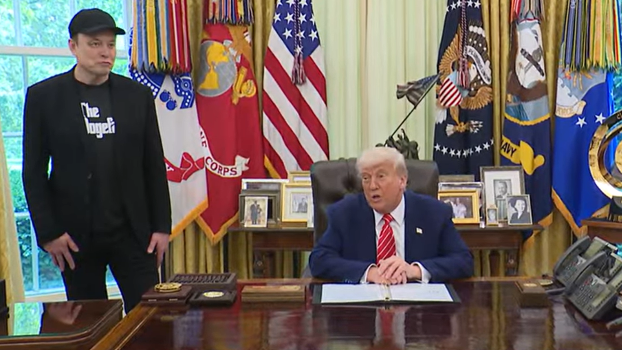 Musk not really leaving, says Trump in White House joint address