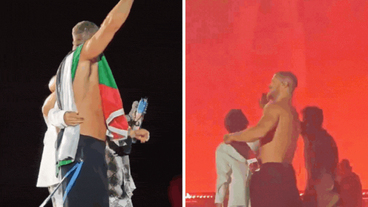Watch: Imagine Dragons' Dan Reynolds kisses Palestinian flag on stage, sparks firestorm